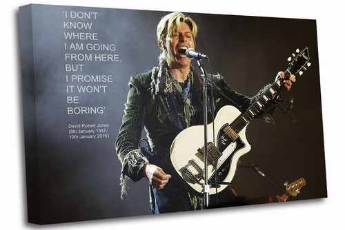 David bowie quote canvas - quote,