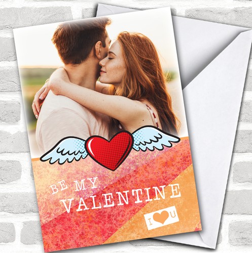 Vintage heart wings - vintage, photo