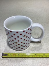 M&S Marks & Spencer Robin Bird with Polka Dot Design Porcelain Mug