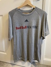 Adidas , men’s t shirt. Size small (S) grey . Adidas red bull New York. 