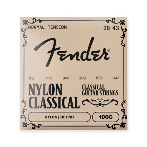 Fender 100c nylon - fender, nylon/silver