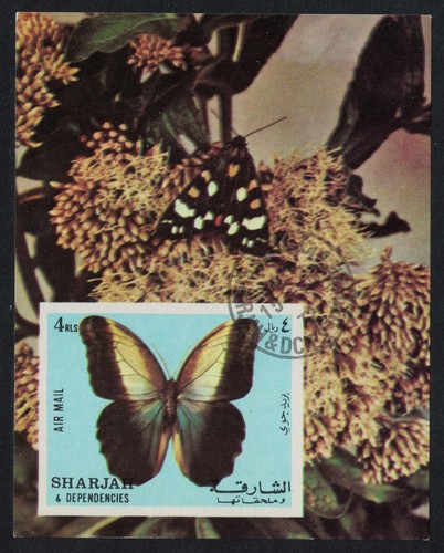 Butterfly sharjah 1971 cto - ms,