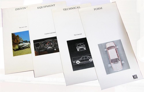 Nsu ro80 car publicity pieces - nsu,