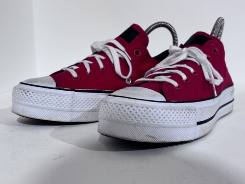 Red converse flatform - converse, platform