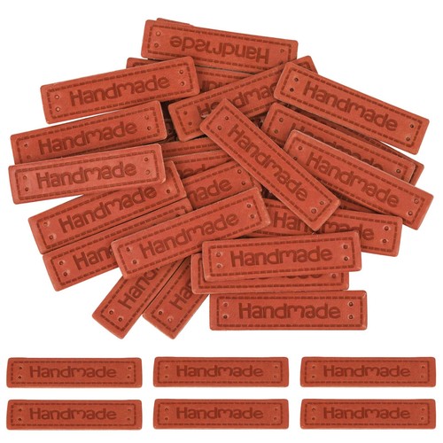 50pcs leather tags for - pu,