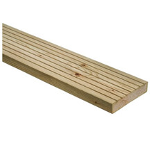 Pressure treated Decking Boards - 25 x 120 x 1.8m/2.4m/3.6m All lengths
