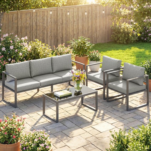 Patio furniture set - patio,