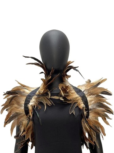 Feather cape collar - feather, cape/collar