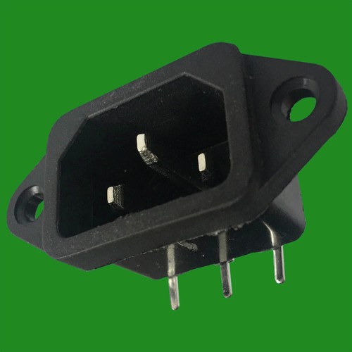 Iec male panel chasis mount - chasis,