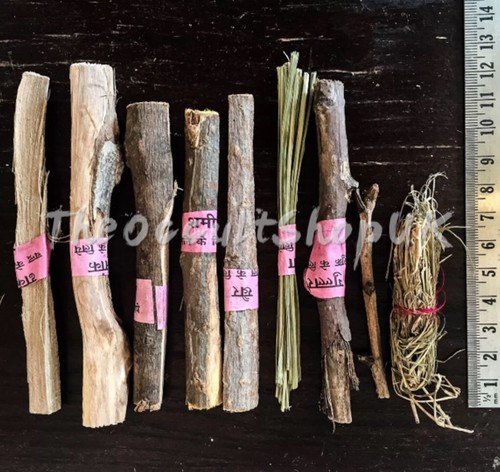 Charmed wood sticks - wood, fire
