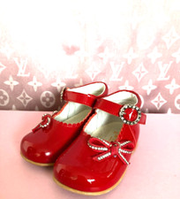 Andanines Red Patent Leather Baby Shoes EUR 20 UK 4