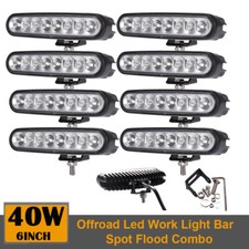 8pcs 6 inch Off-Road 40W LED