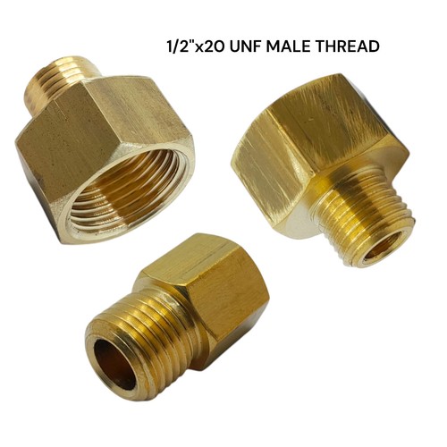 Unf male female - 1/2"unf, to