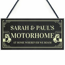 Personalised Motorhome Sign