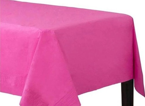 Hot pink paper table - hot,