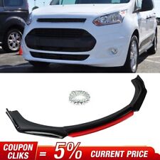 For Ford Transit Connect Front Bumper Lip Splitter Spoiler Diffuser Sporty Red *