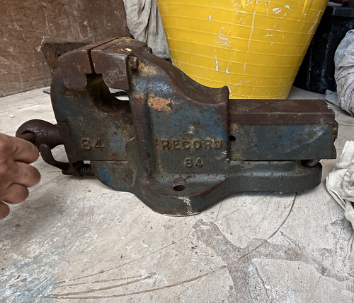 Record cast iron bench - record,