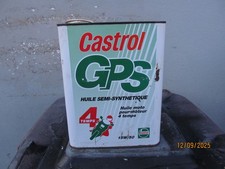VINTAGE  CASTROL   GPS  4 STROKE MOTOR BIKE OIL  2 LITRE CAN