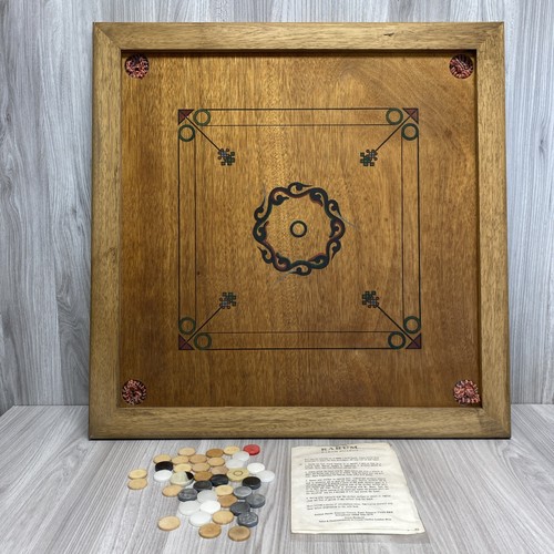Vintage wooden carrom board - wooden,