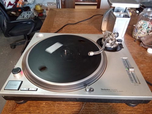 Technics 1200mk2 silver - technics,