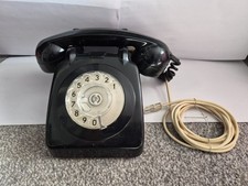 GPO 706F Black Rotary Dial