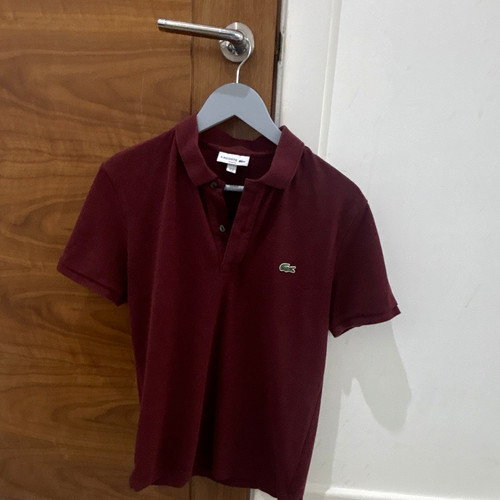 Lacoste men burgundy polo - men’s,
