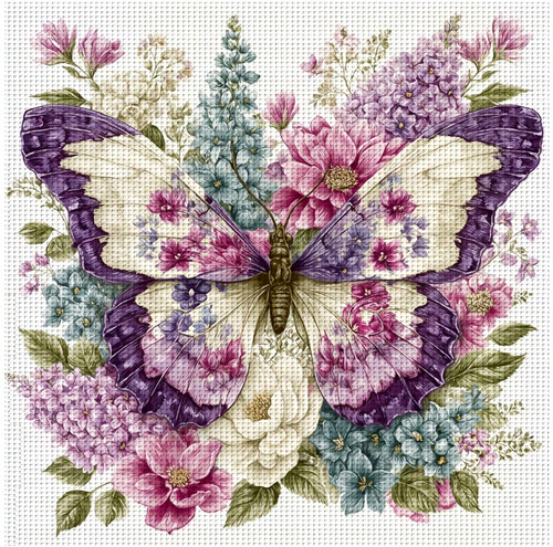 Printed cross stitch kit - stitch, 11