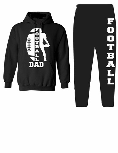 Football hoodie and sweatpants