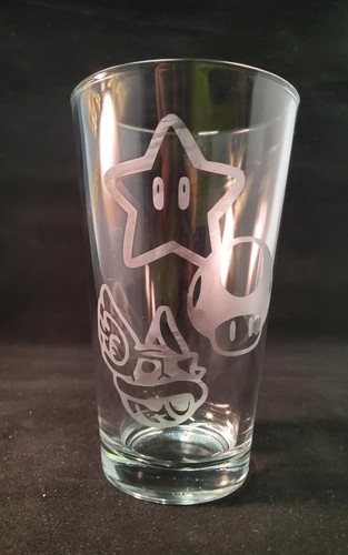 Mario kart etched - kart, pub