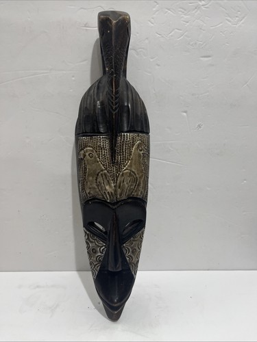 African tribal wooden large - wooden,