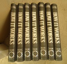 Vintage 1974 How It Works Marshall Cavendish Encyclopedia All 7 Volumes