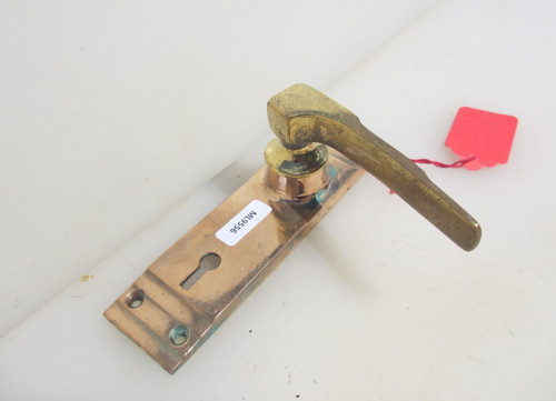Vintage copper lever door - vintage,