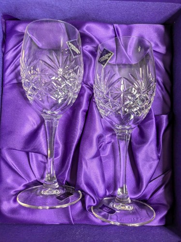 Edinburgh crystal wine glasses - wine,