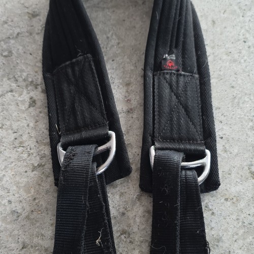 Black synthetic horse - horse, girth