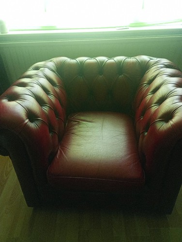 Real leather chesterfield club - real,