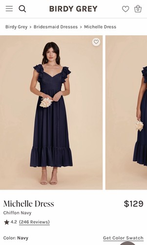 Birdy grey michelle chiffon - grey,
