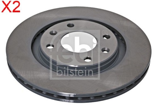 Febi pcs brake disc front - pcs,