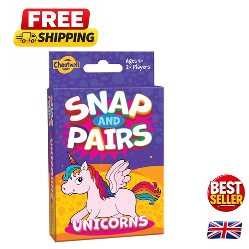 Brightly colored unicorn card - unicorn,