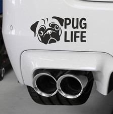 Pug Life Sticker Window or
