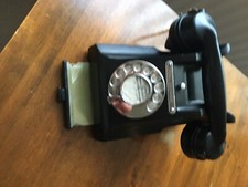 Vintage Bakelite Call Exchange Telephone 312f with braided handset cord