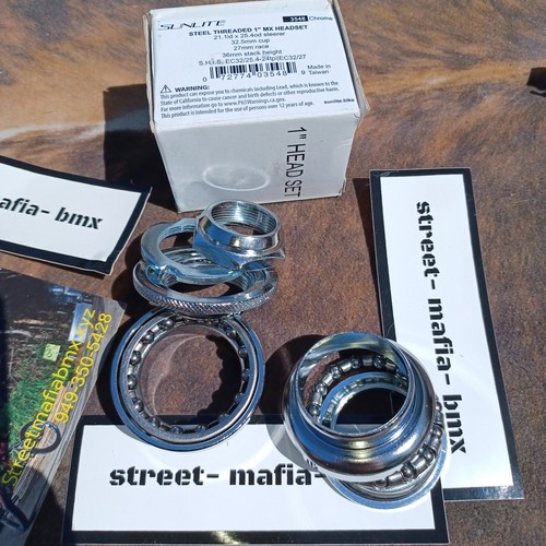 Bmx headset chrome se old - headset,
