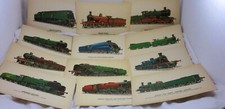 12 x  Vintage  Steam Train Prints By Prescott-Pickup And Co Ltd.