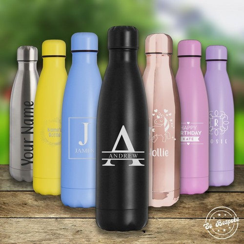 Personalised water bottle - personalised,