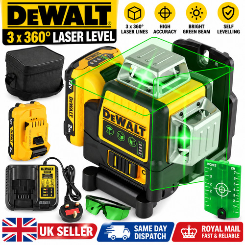 Dewalt 3x360 green laser - 3x360°,