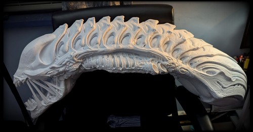 Avpr warrior alien head prop - warrior,