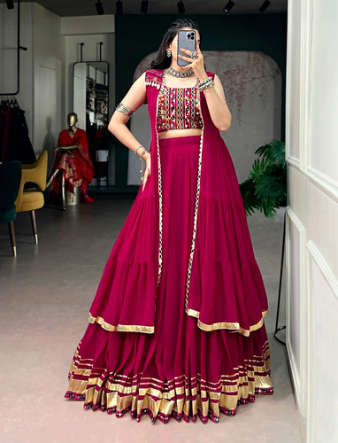 Women pink lehenga - pink, choli