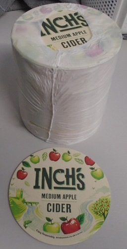 Inch cider beer mats - inch's,