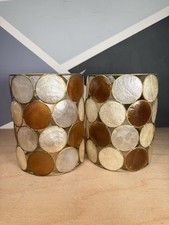 Mid Century Capiz Shell