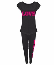 LADIES WOMENS LOVE TRACKSUIT