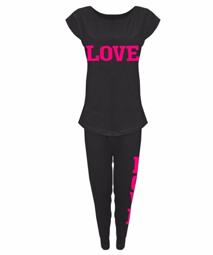 Ladies womens love tracksuit - womens,